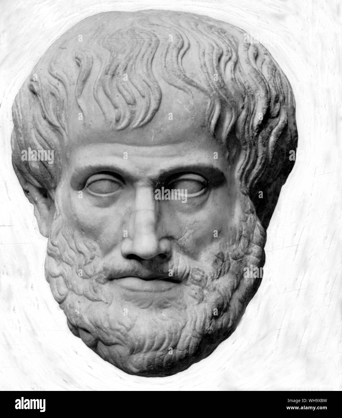 Aristotle, Alexander's tutor Stock Photo