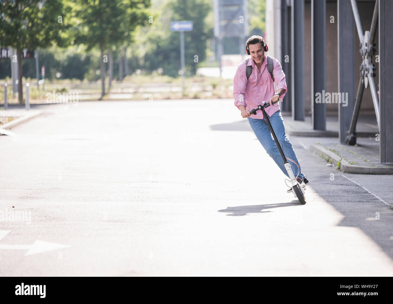 Man riding e scooter germany hi-res stock photography and images - Alamy