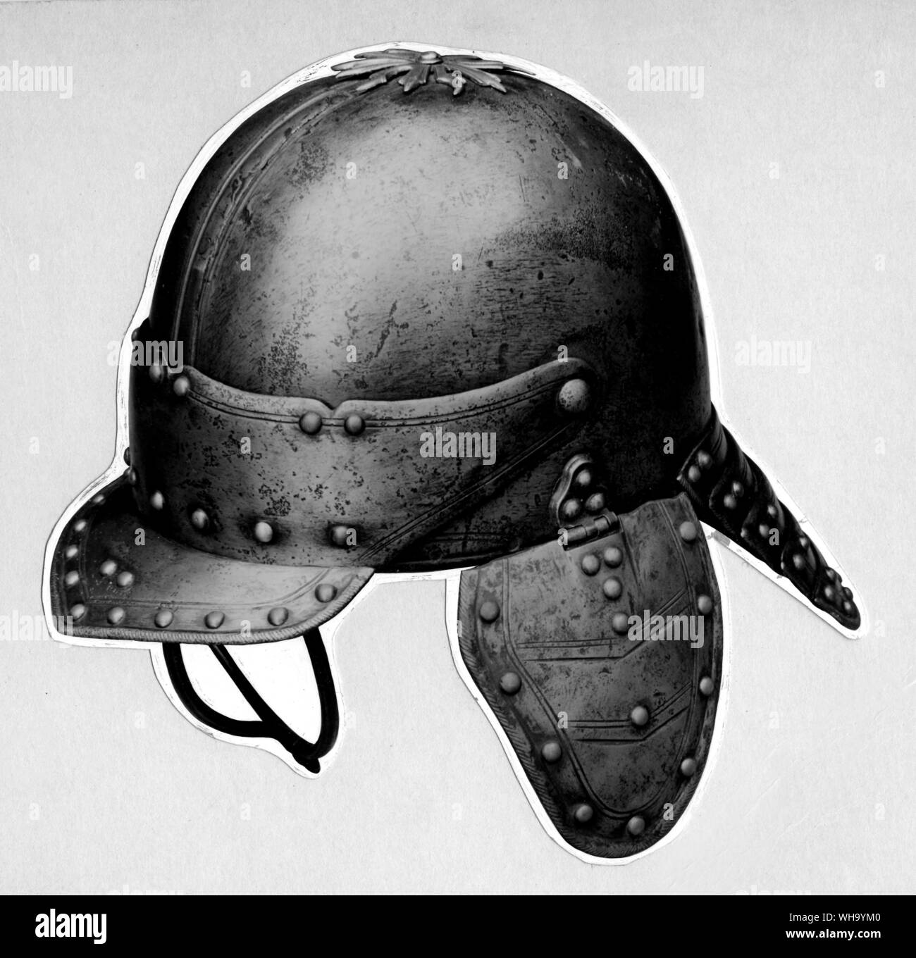 Armour; helmet (no other info) Stock Photo