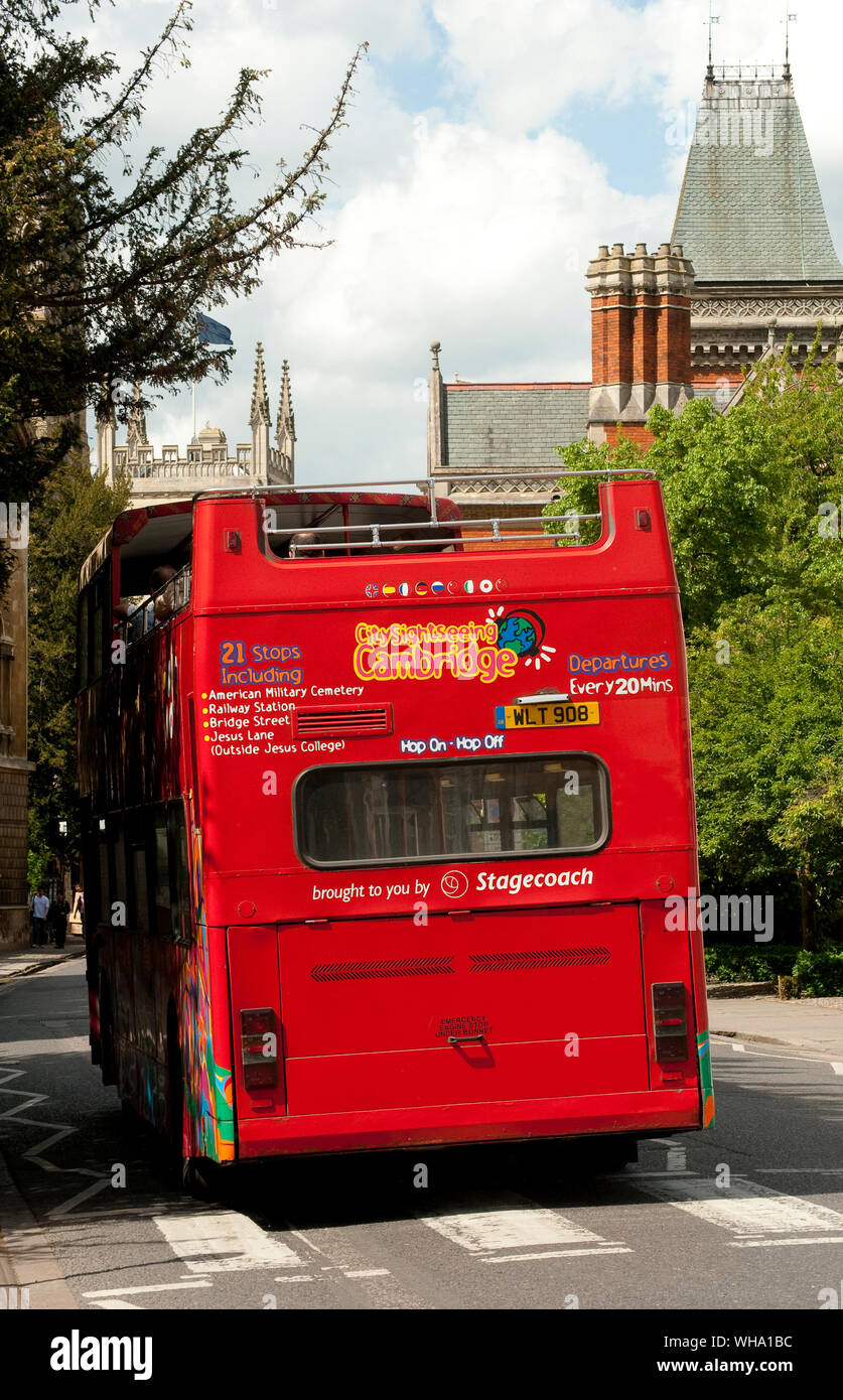 Double decker bus back hi-res stock photography and images - Alamy