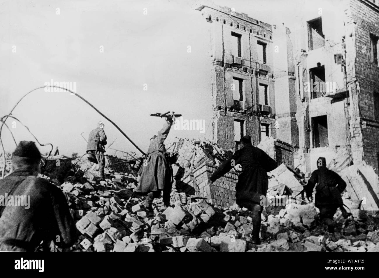 WW2: Russia/ A battle in Kiev, 1943. Stock Photo