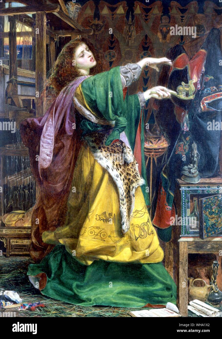 Guinevere by William Morris 1858 Stock Photo
