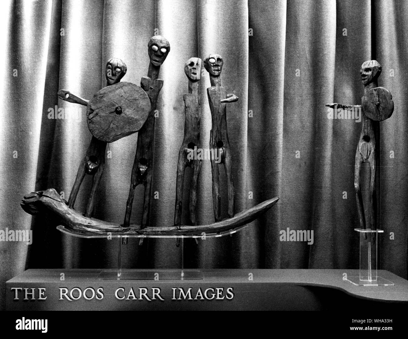 Early man: The Roos Carr Images (late Bronze Age). 1900 B.C - c. 500 B.C. Stock Photo