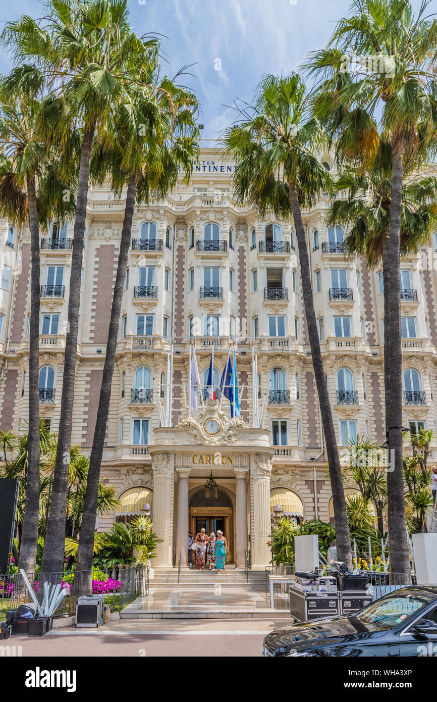 Carlton Hotel in Cannes, Alpes Maritimes, Cote d'Azur, Provence, French Riviera, France