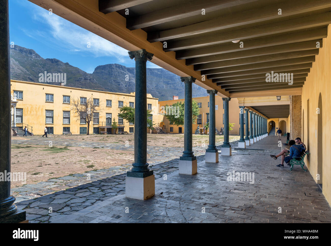 Courtyard in the Castle of Good Hope, Cape Town, Western Cape, South Africa Stock Photo