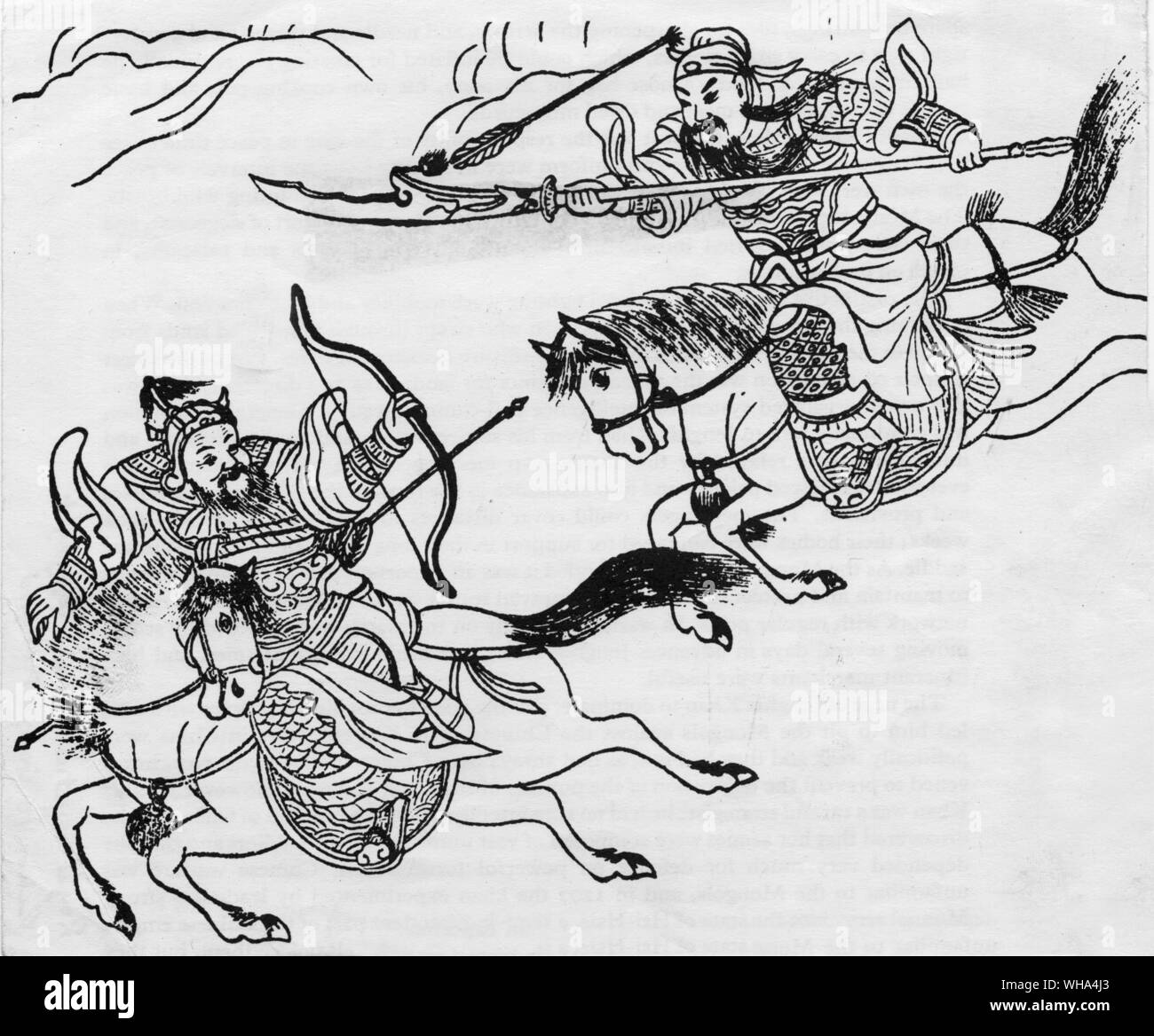 Mongol Warfare Stock Photo