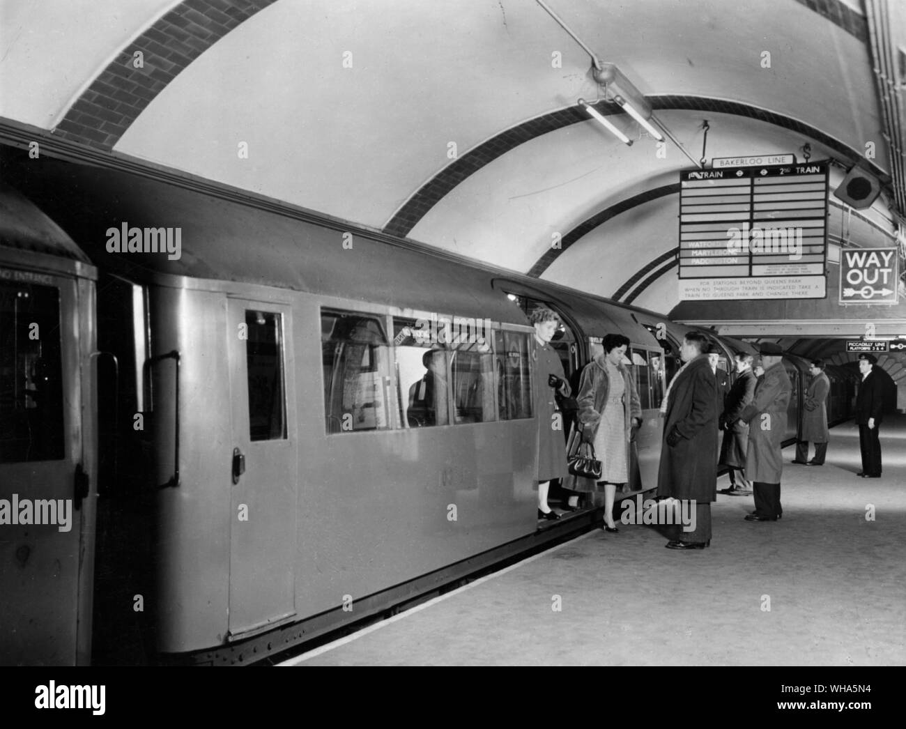 Underground railway Stock Photo