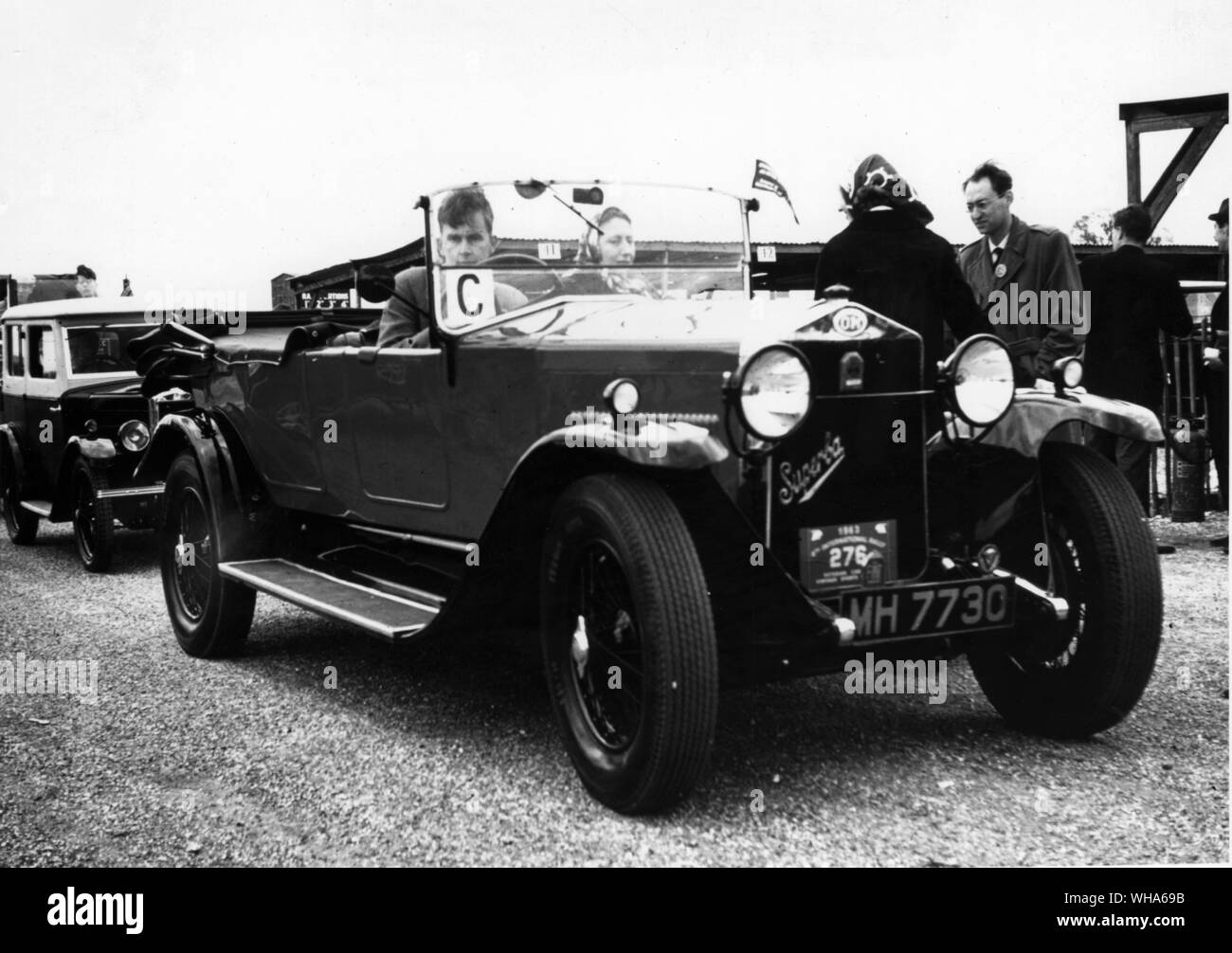 1925 OM 2 litre tourer. Officine Meccaniche Stock Photo