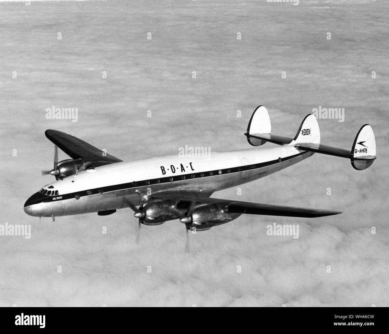 Constellation. BOAC Stock Photo