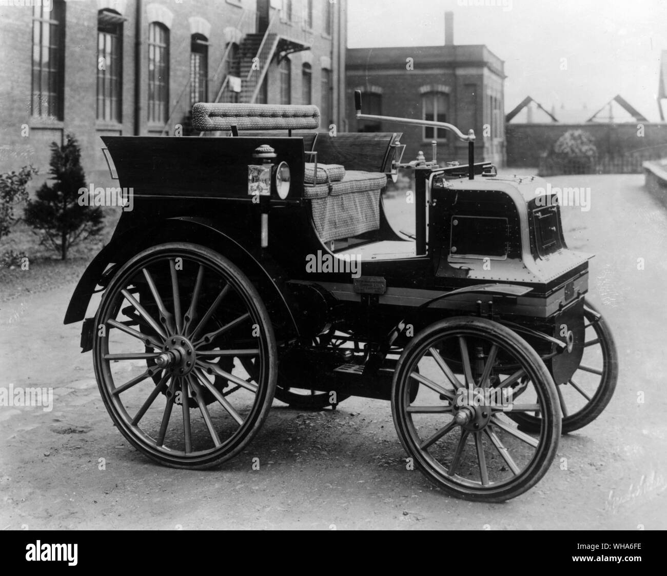 The first Daimler Car c 1863 Stock Photo