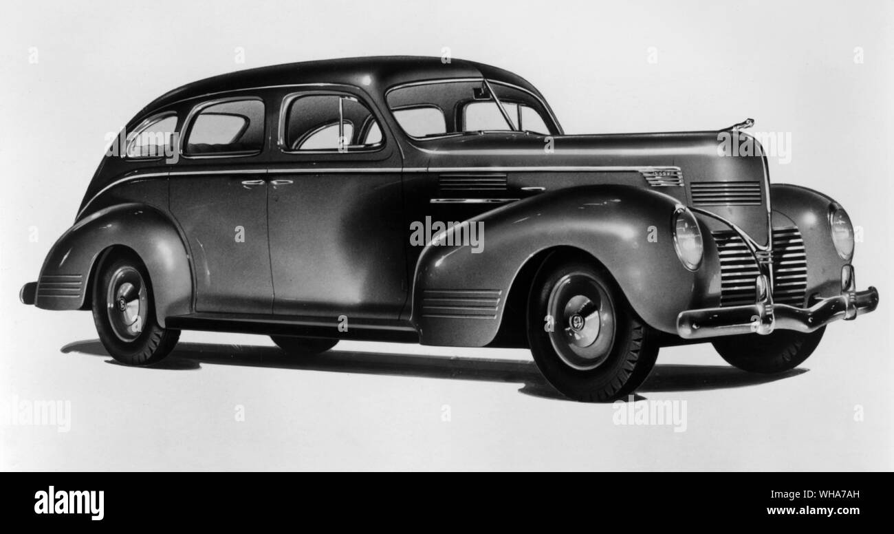 1939 Dodge sedan. Chrysler Corp Detroit Stock Photo