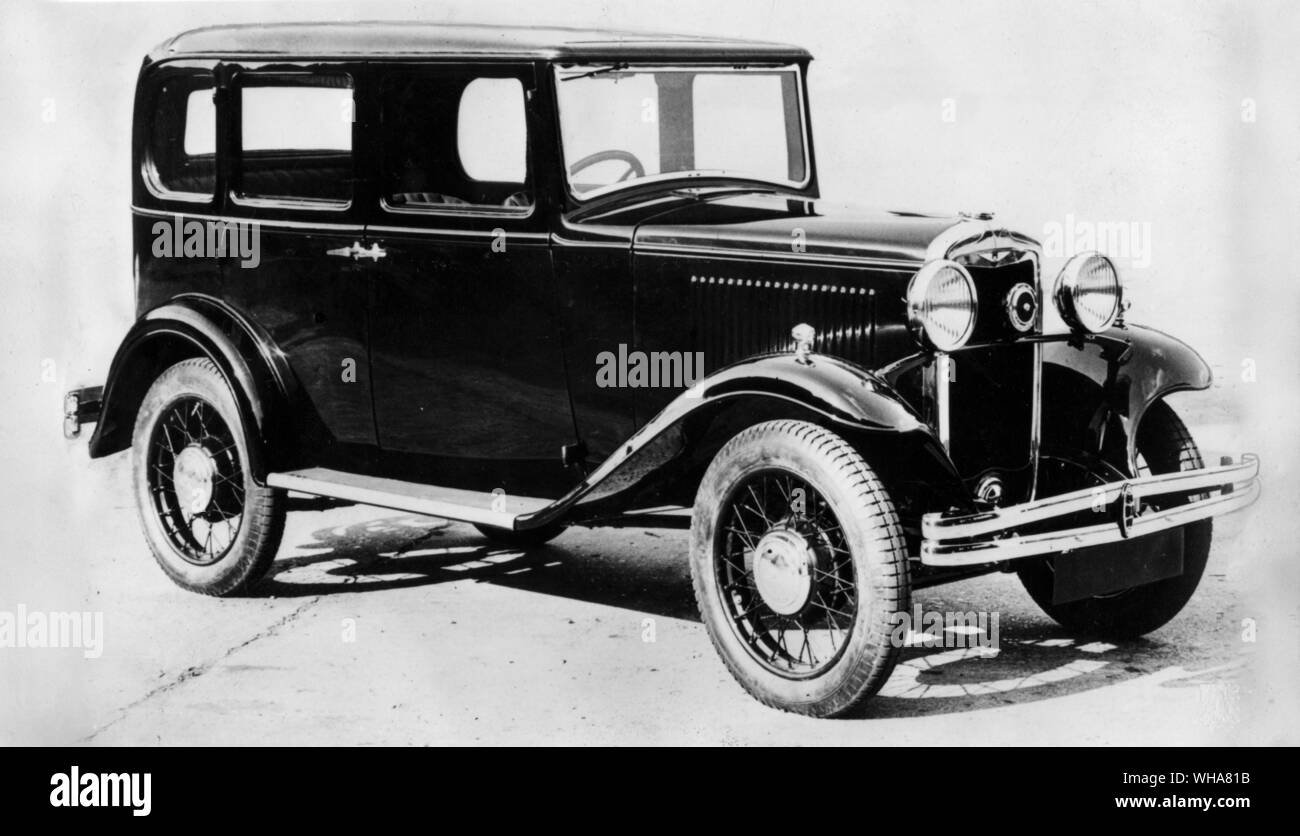 The first Hillman Minx. 1932 Stock Photo