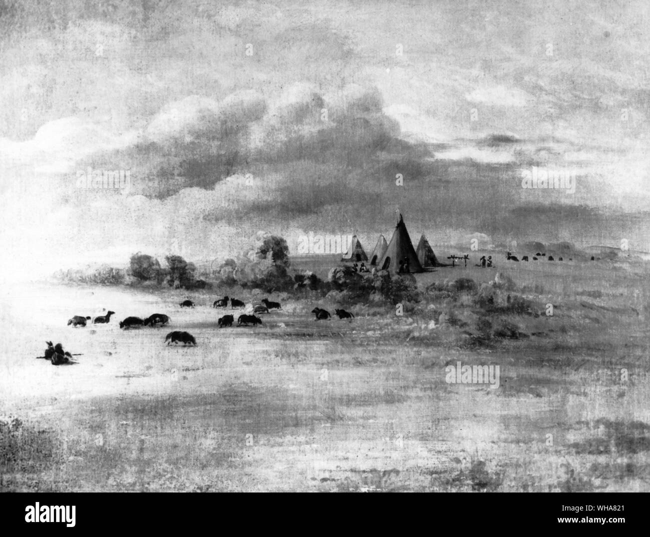 Racial sioux village hi-res stock photography and images - Alamy