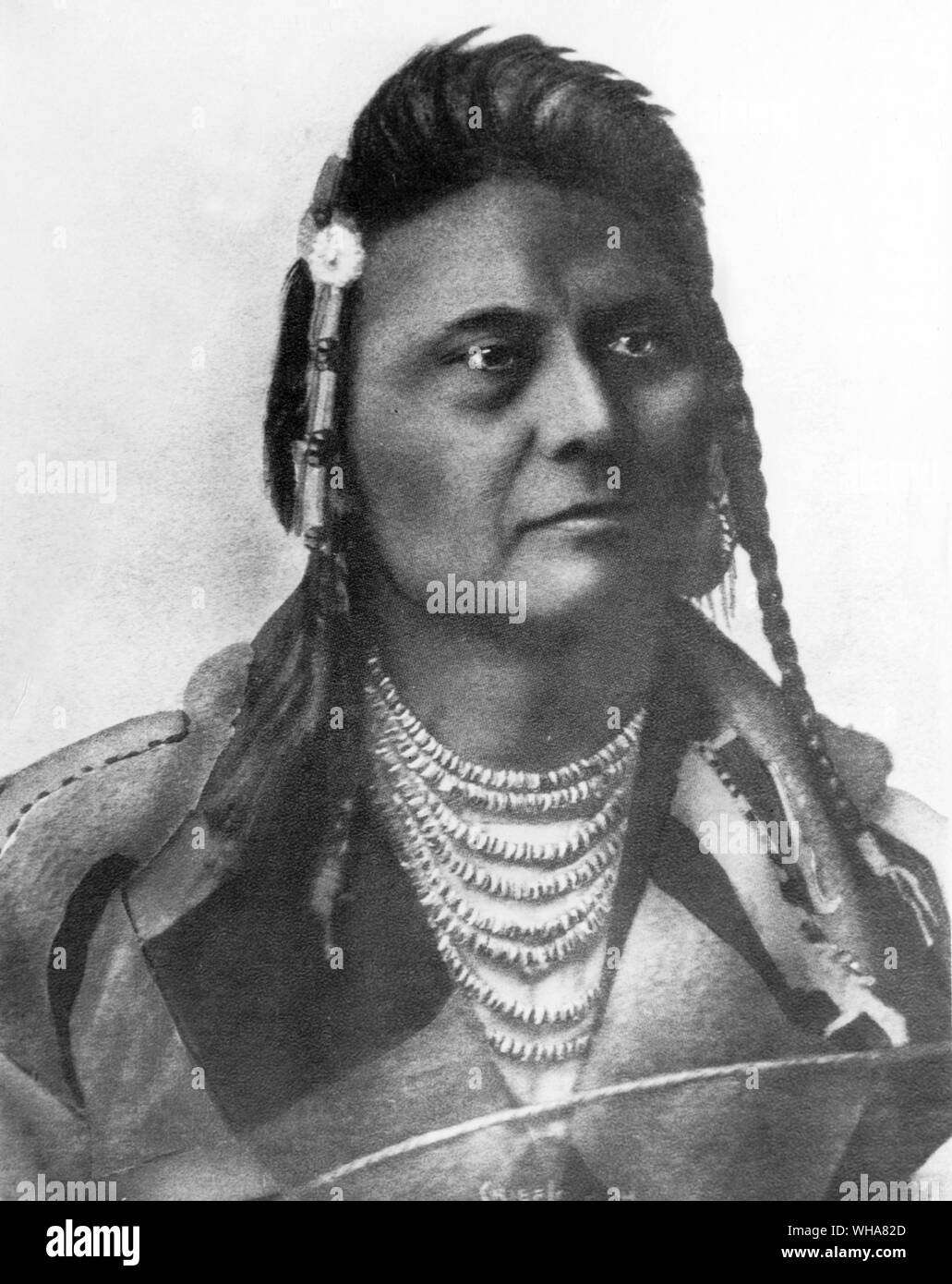 Chief Joseph. Nez Perce Stock Photo
