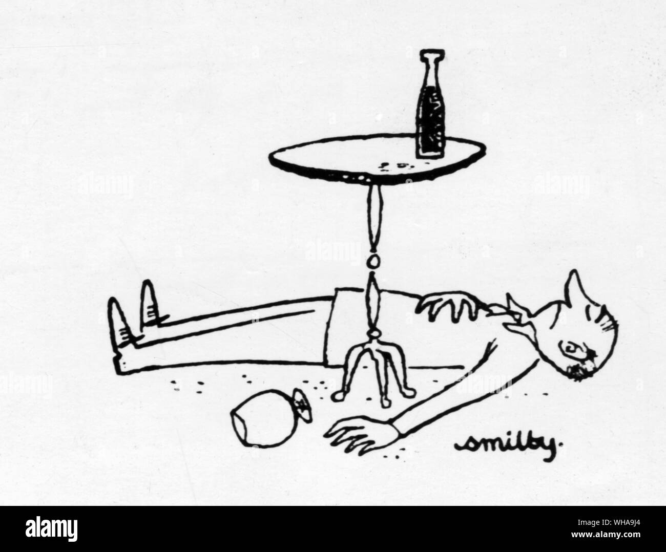 Cartoons by Smilby from The Complete Imbiber . Stock Photo