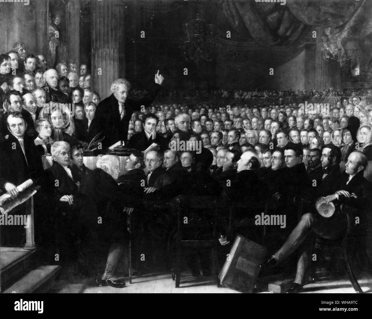 Anti slavery convention. Stock Photo