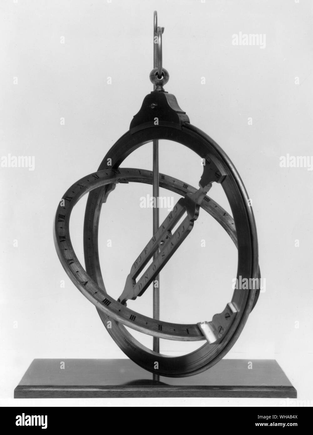 Lange portable universal ring dial c1800 Stock Photo