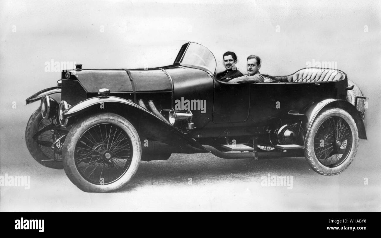 1916 Bianchi 42/70 hp sporting tourer Stock Photo