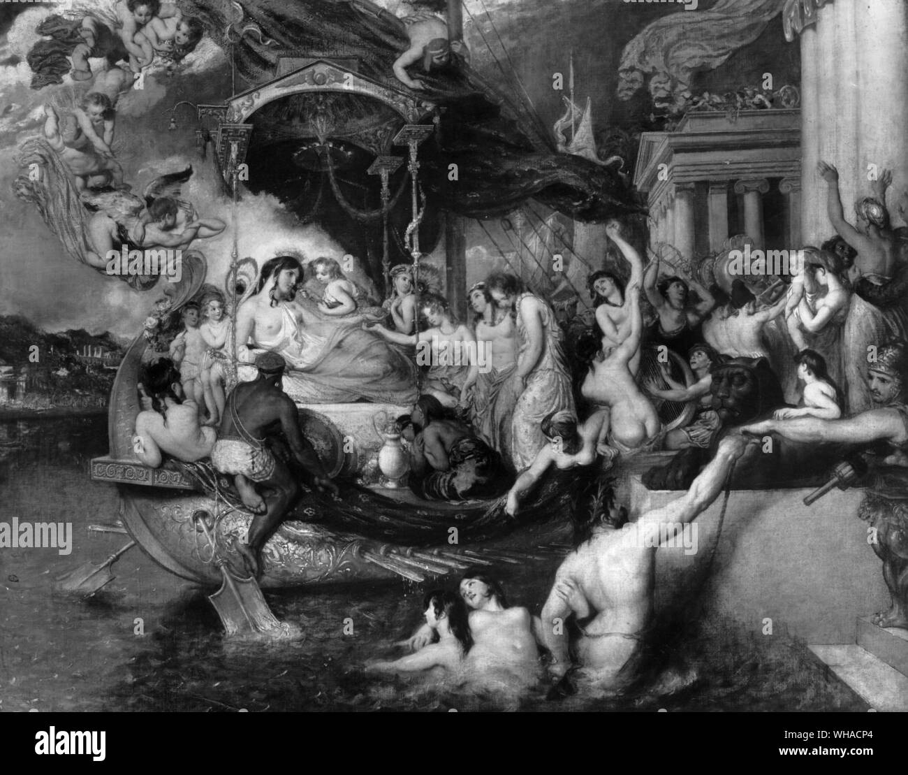 William Etty. Cleopatra's Arrival in Cilicia 1821 Stock Photo