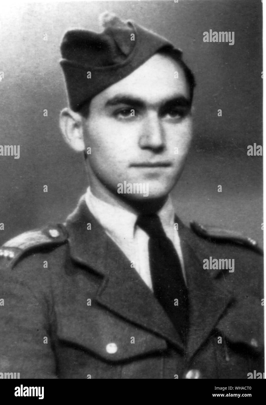 Rudolf Vrba who escaped from Auschwitz Birkenau in April 1944 Stock Photo