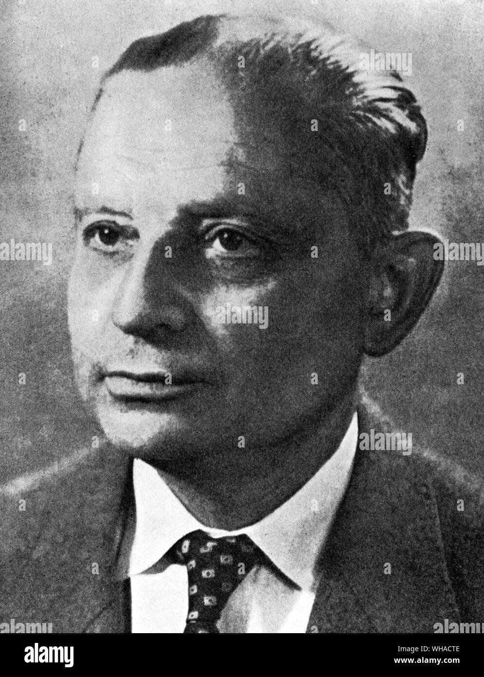 Richard Lichtheim Jewish Agency representative in Geneva during the second world war Stock Photo