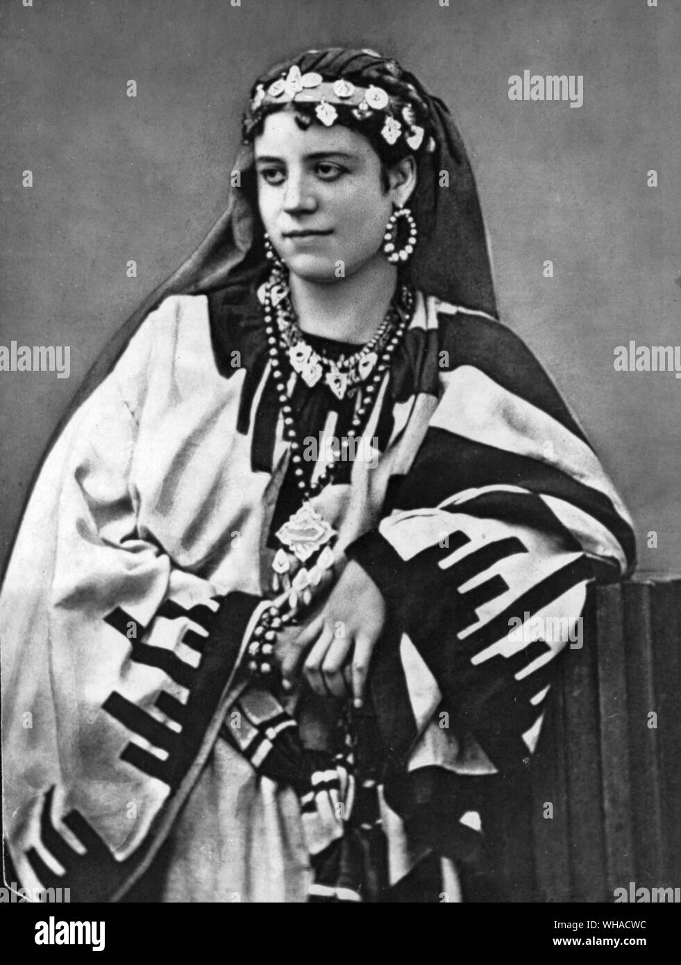 Mme Stolz . 1870 Stock Photo