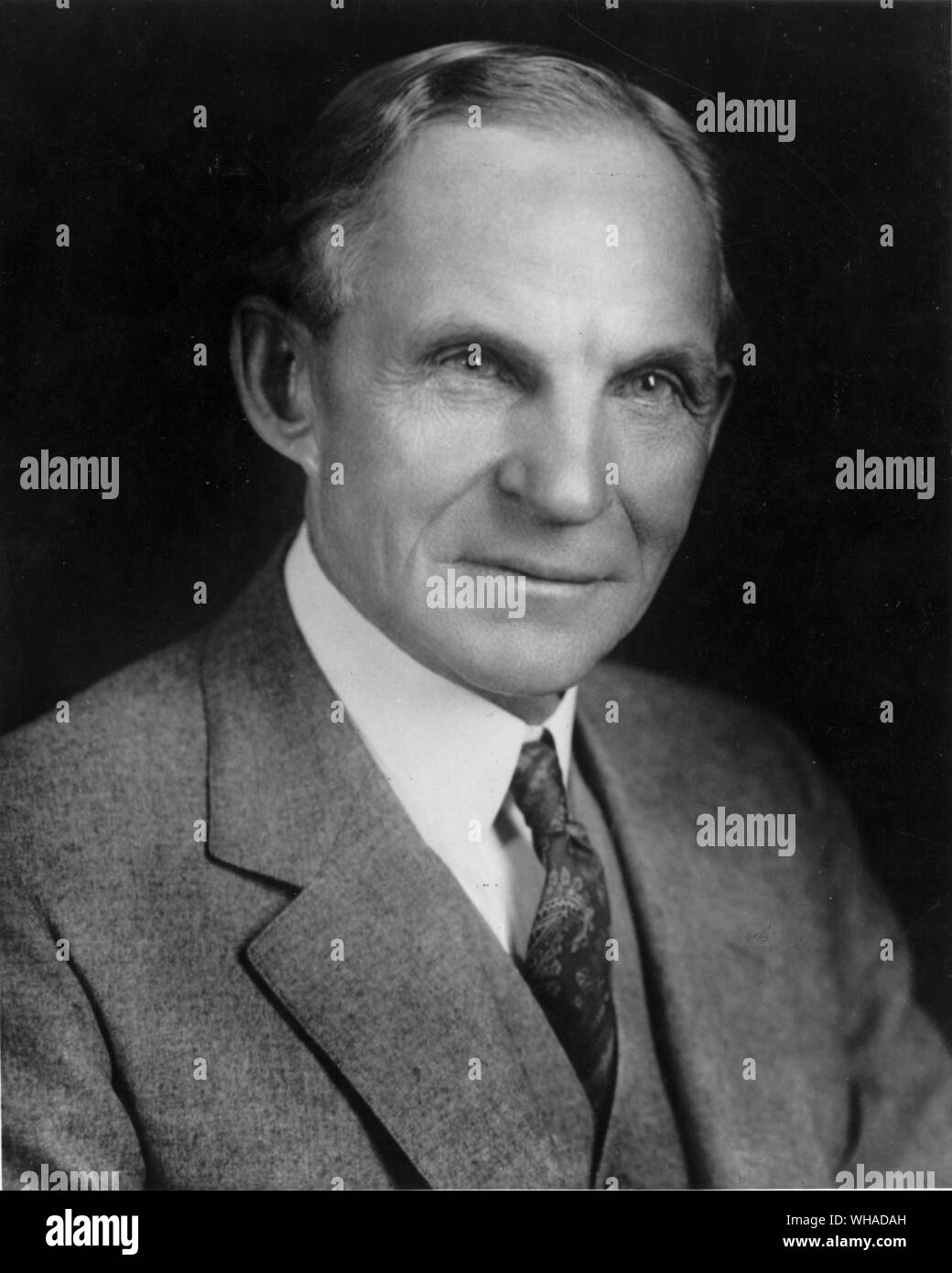 Henry Ford. Ford, Henry US automotive businessman and manufacturer Stock Photo