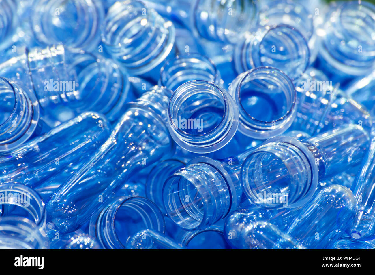 Blue on sale plastic bottles