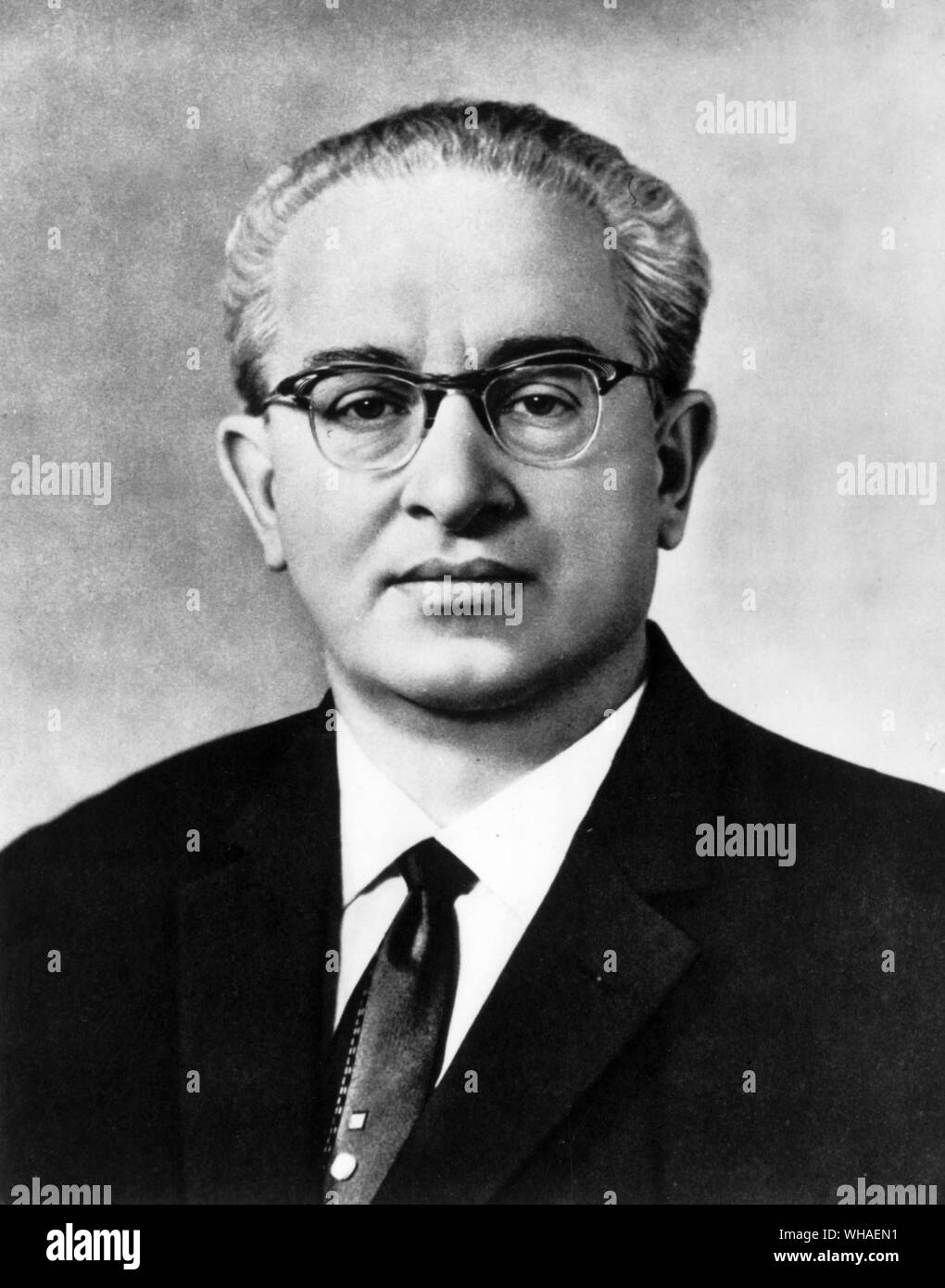Yuri Andropov the head of the KGB for 15 years 1967- May 1982 Stock Photo