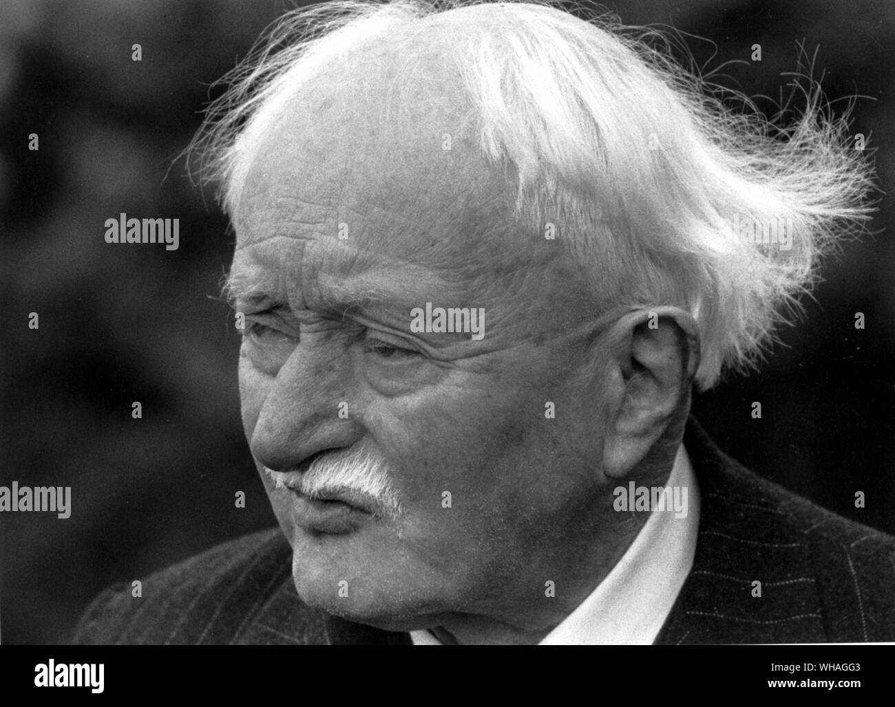 John Masefield the ex sailor who was Poet Laureat for 33 years. 25th May 1963 Stock Photo