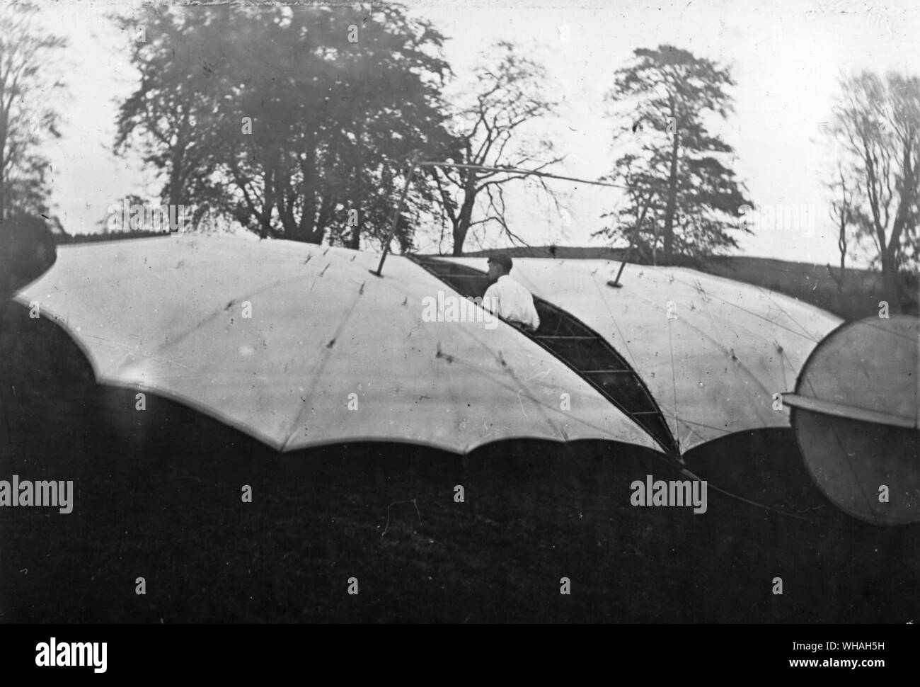 Percy Pilcher's Gull glider Stock Photo