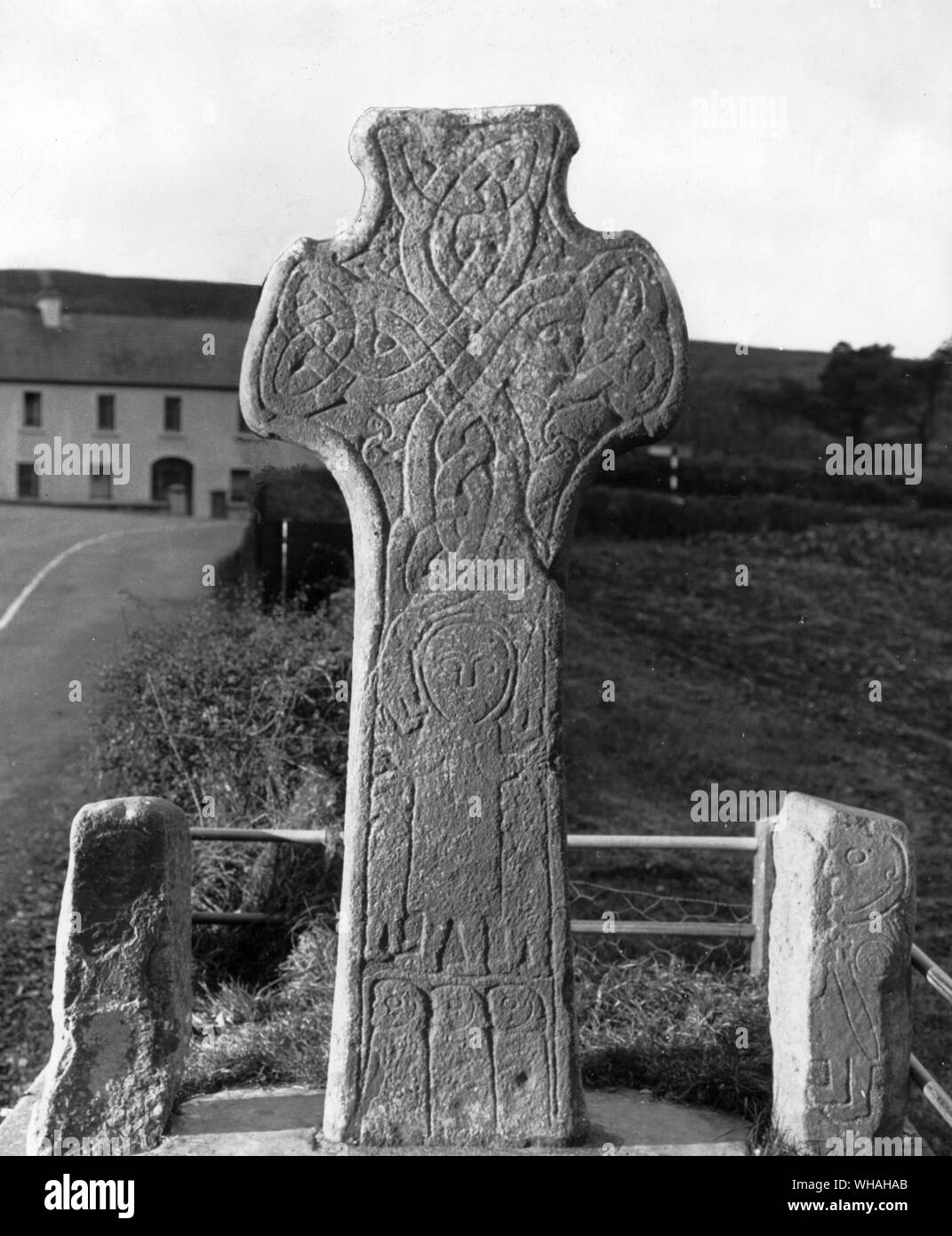 Carndonagh Cross. Donegal Stock Photo