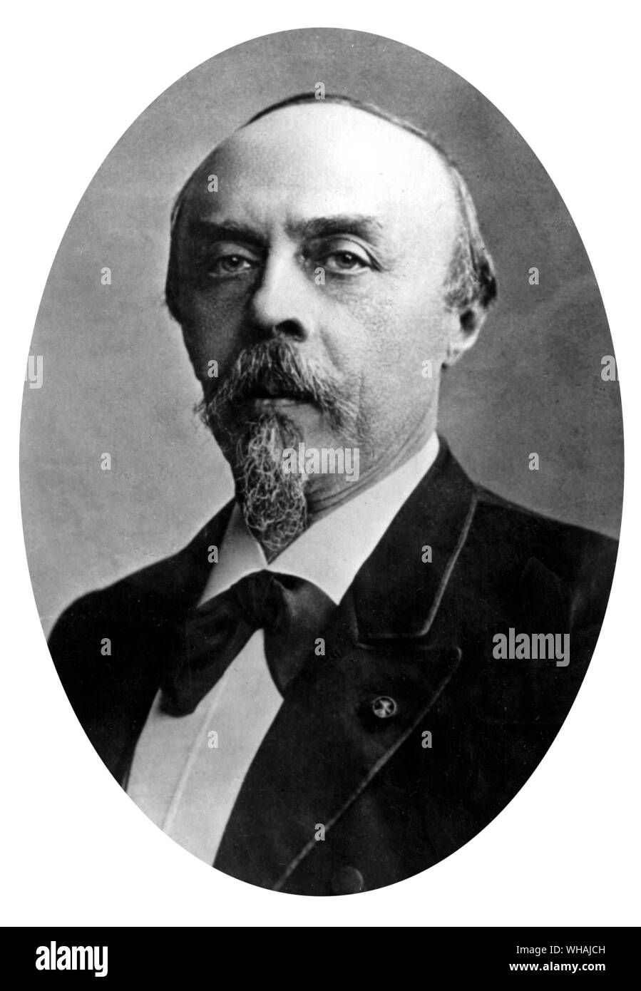 Hans von Bulow. Bulow, Hans Guido von German conductor and pianist; son-in-law of Franz Liszt 1857-1869  1830-1894 Stock Photo