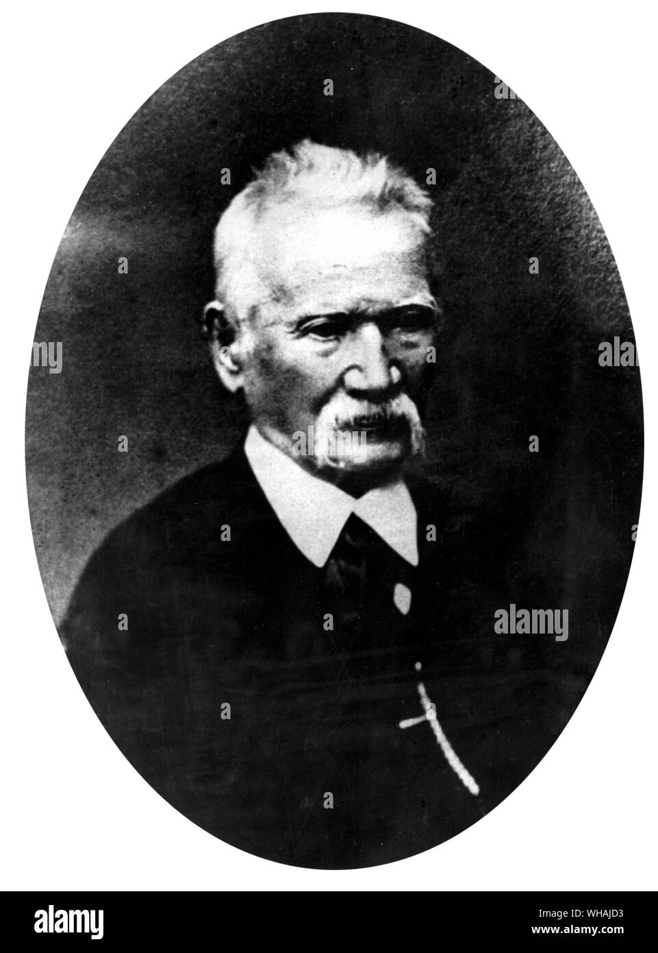 Tchaikovsky's father in his old age Stock Photo