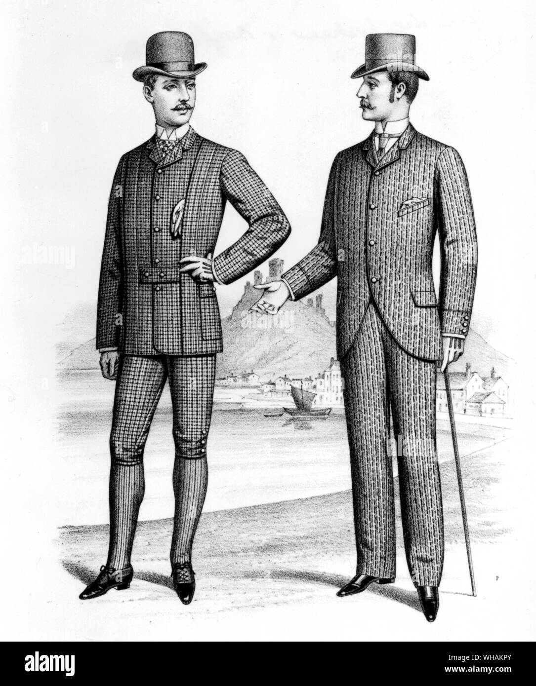 Tailor and Cutter Summer 1887. Knickerbockers and Norfolk Stock Photo