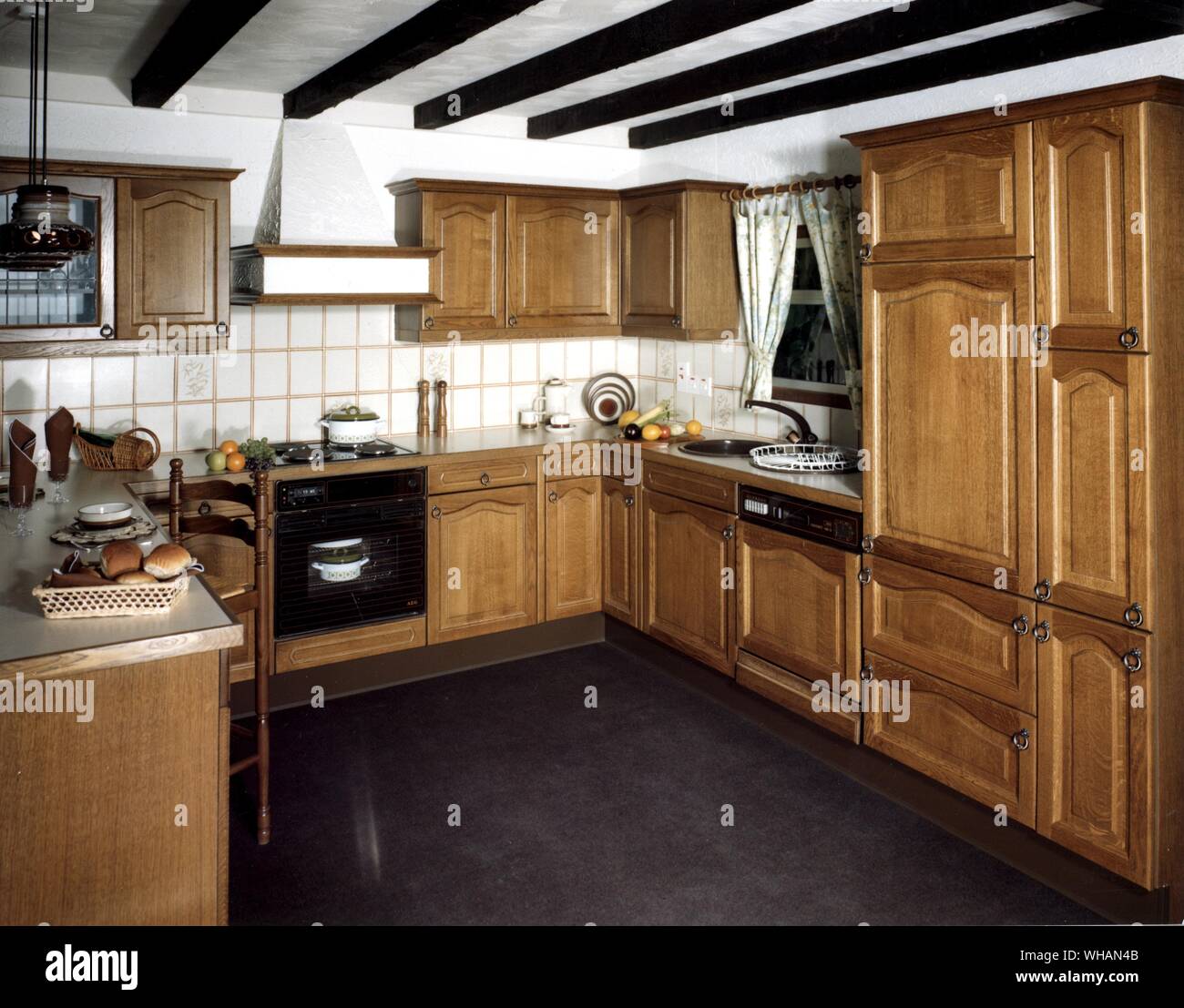 A similar kitchen was fitted at Highgrove Stock Photo