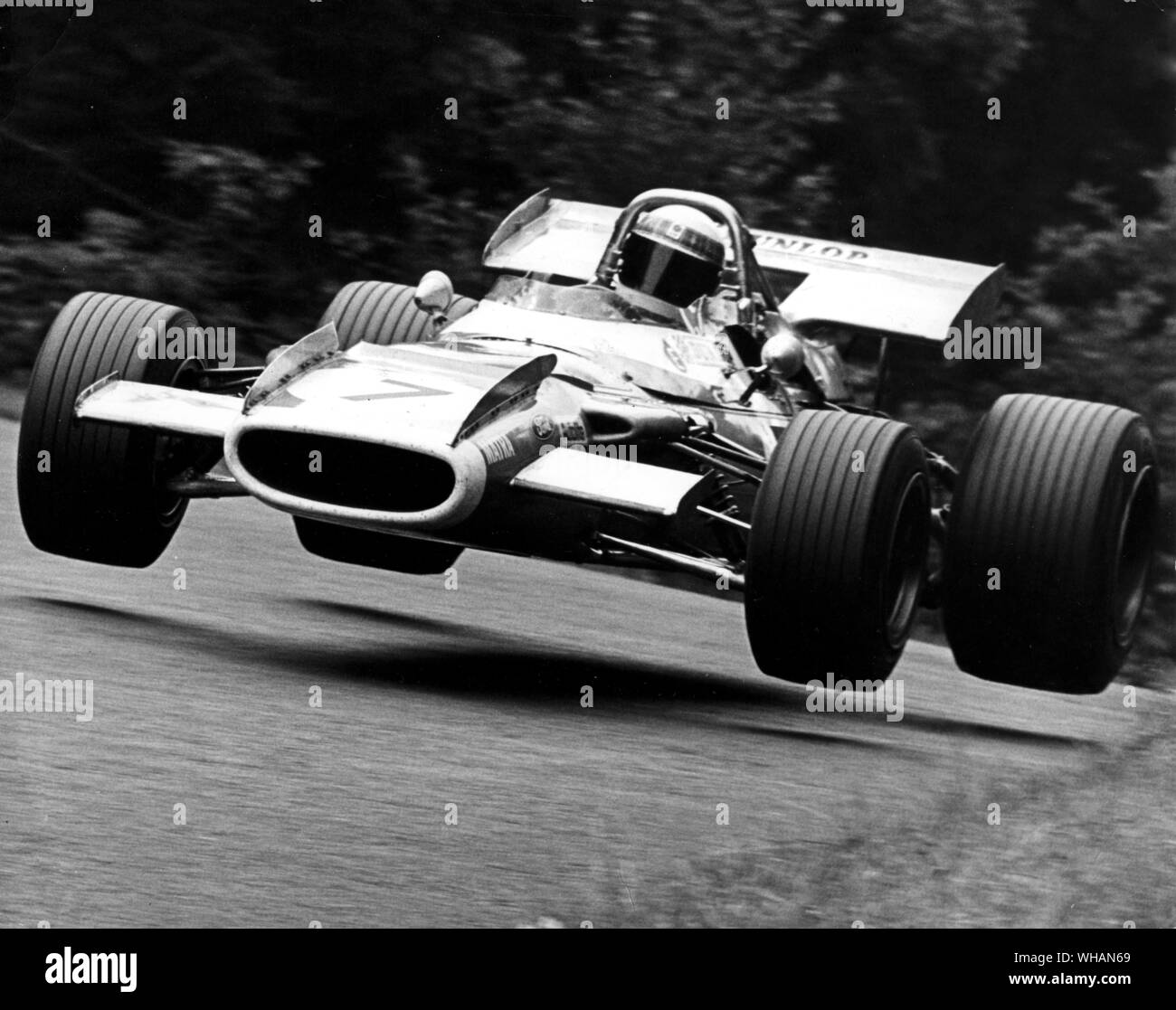 Jackie Stewart Nurburgring 1969 Stock Photo