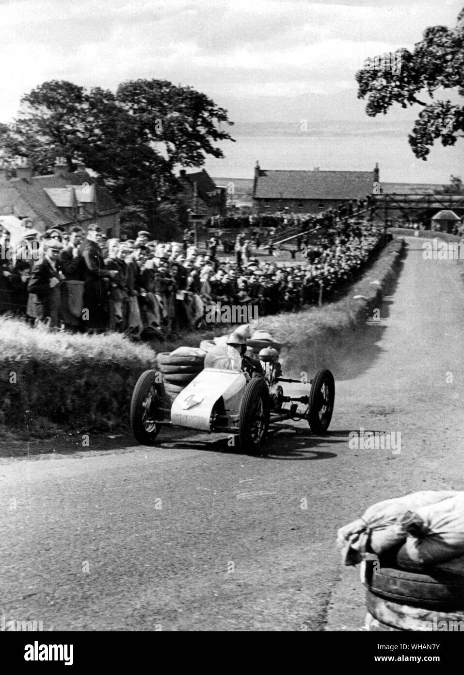 Roy Clarkson's Iota-J.H.P. at Bowness 1948 Stock Photo