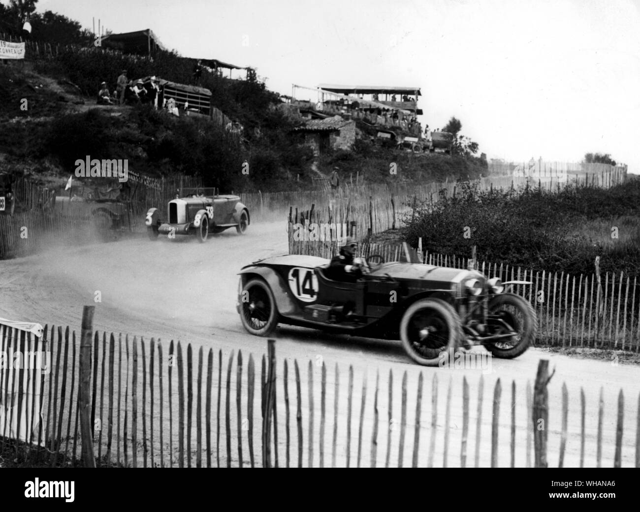 Motor racing 1924 Stock Photo