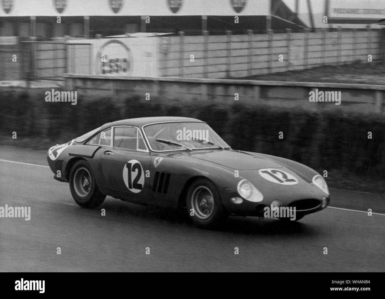 Ferrari GT during  practise 1963 Stock Photo