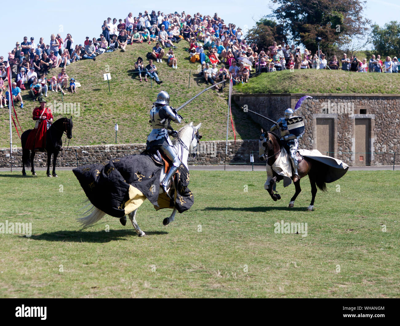 Mounted Knights in Armour , taking part in a Joust: The Battle for Good ...