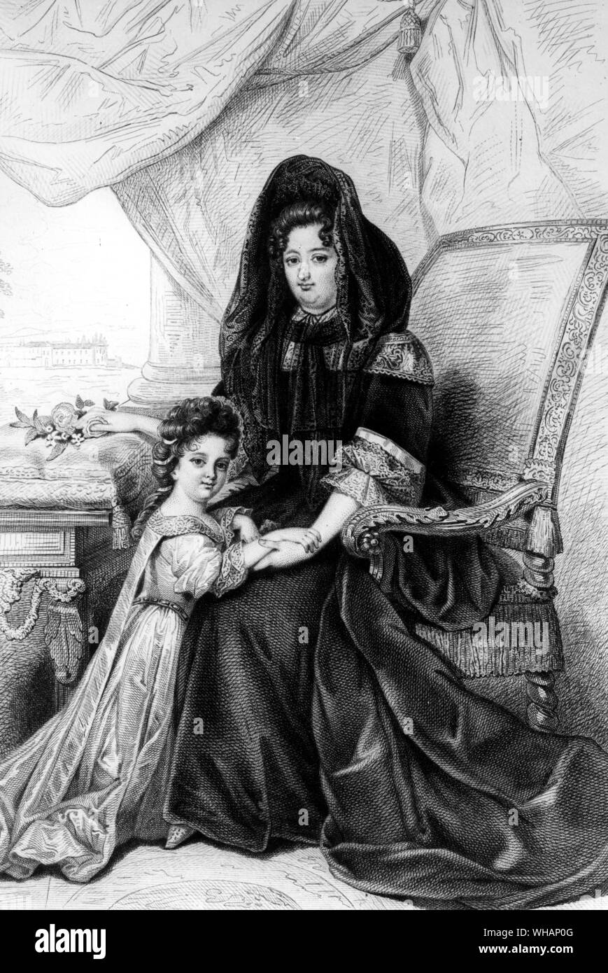 Francoise d'Aubigne. Marquise de Maintenon et Francoise d