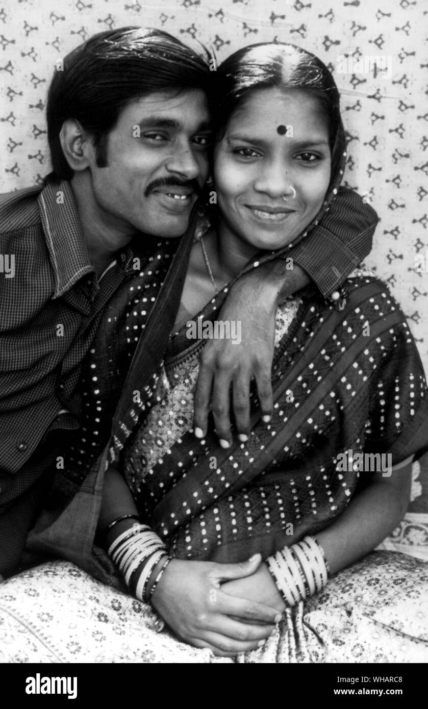 Indian couple Stock Photo