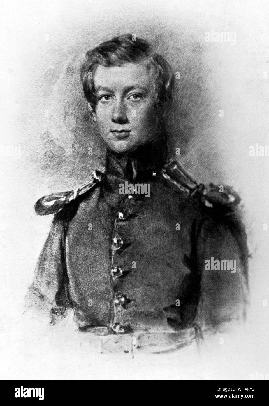 John Hanning Speke. At the age of 17 on first receiving his comission in the Indian Army. . John Hanning Speke b. May 4, 1827-d. September 15, 1864 was an officer in the British Indian army, who made three voyages of exploration to Africa. He also created the Hamitic hypothesis, a major cause of the Rwandan genocide.. Stock Photo