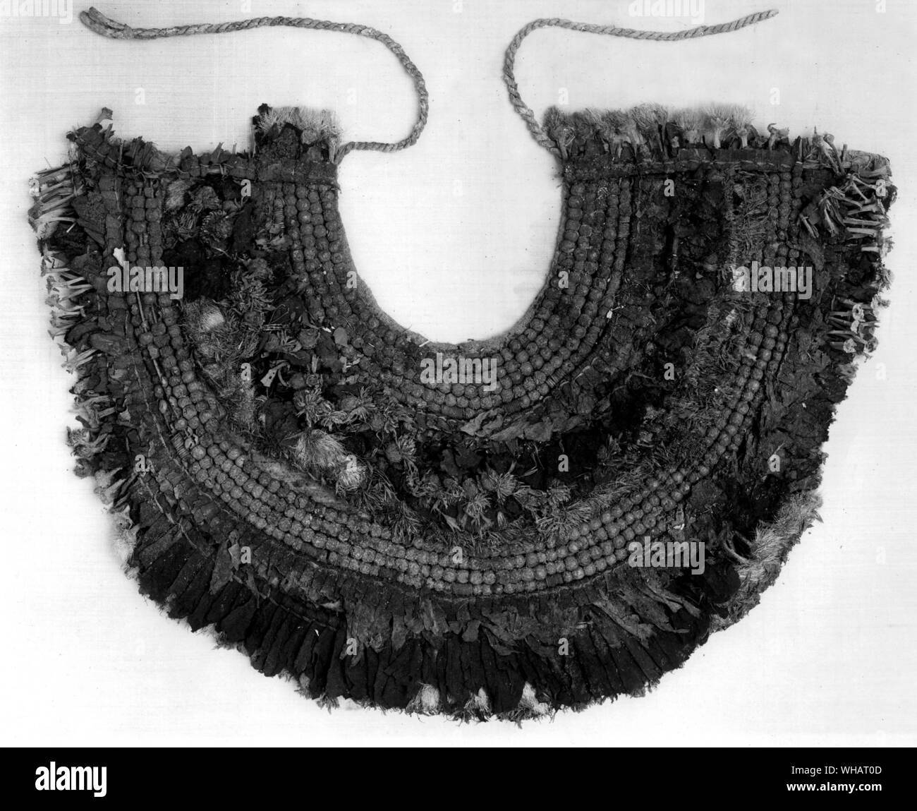 Tutankhamen's floral collar  1347-1338 BC. New Kingdom. 18th Dynasty Stock Photo