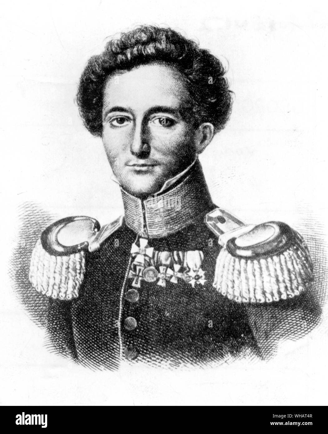 Von Clausewitz. Prussian military thinker Carl von Clausewitz is widely acknowledged as the most important of the major strategic theorists. Stock Photo