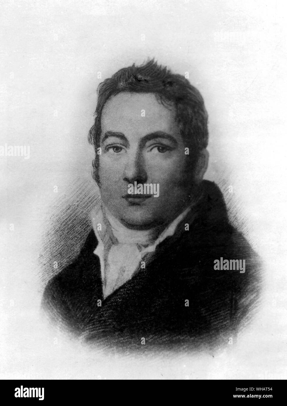 William James. Civil Engineer, projector of the Liverpool and Manchester and other railways born 13th June 1771, died 22nd April 1837 Stock Photo