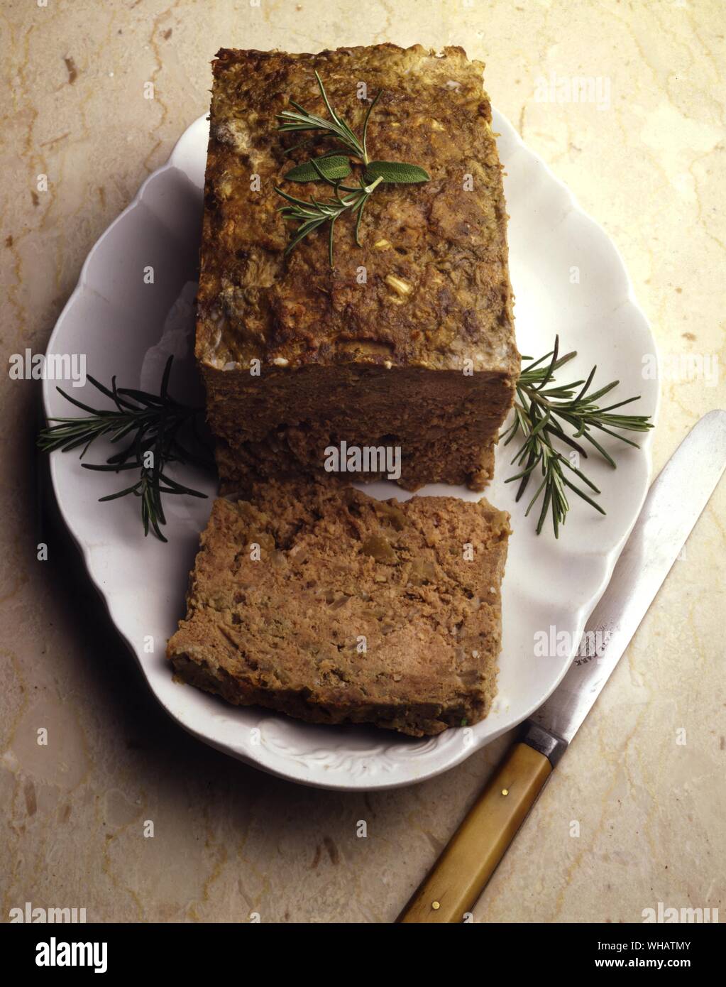 International Cooking . Pork and Veal Pate.. France. Stock Photo