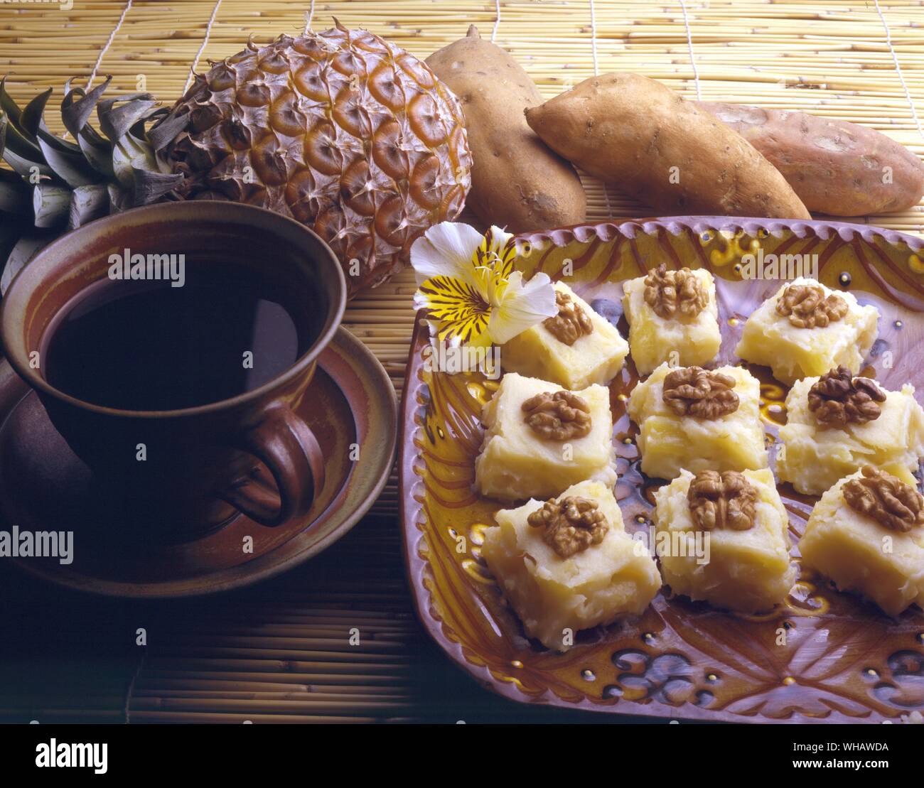 International Cooking B. Sweet Potato And Pineapple Pudding.. Camote Y ...