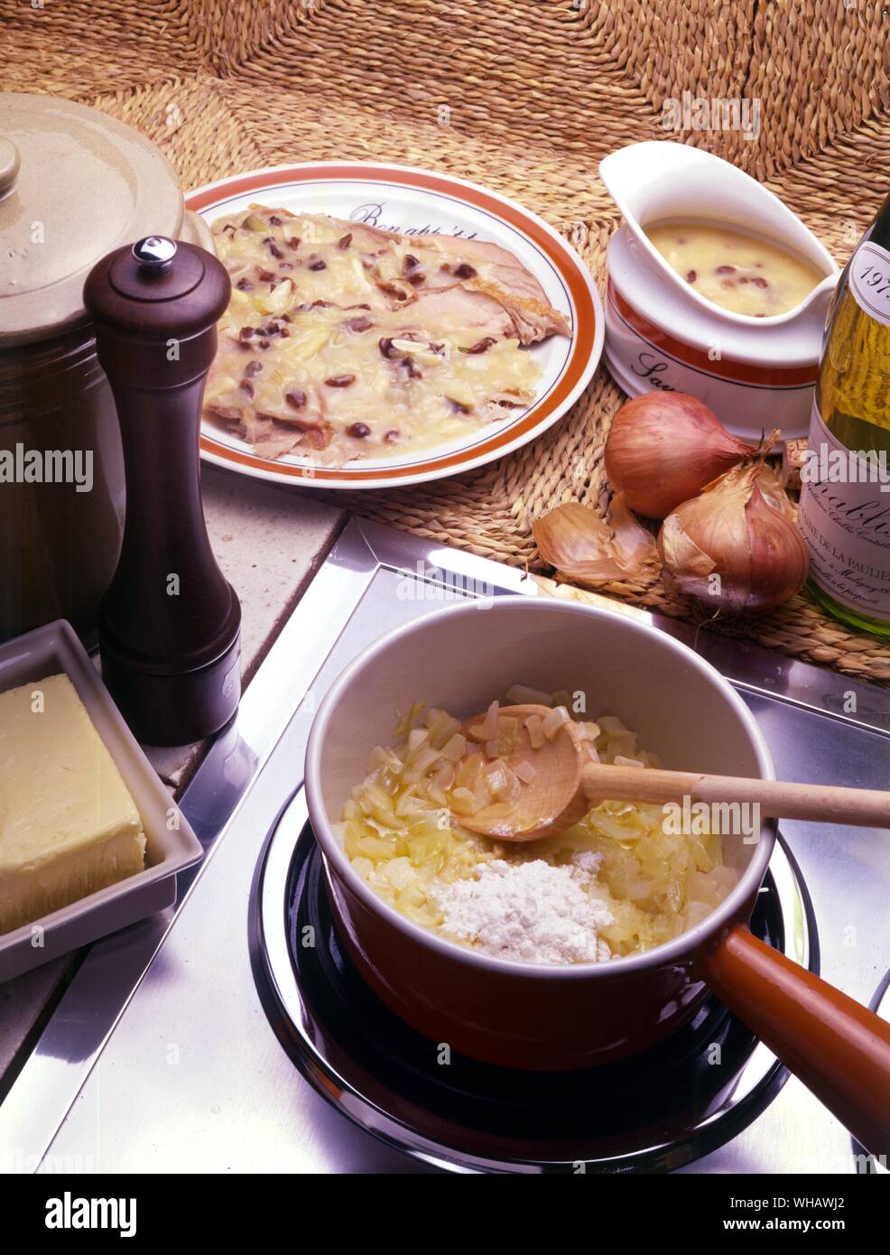 French Cooking By Eileen Reece.. . Sauce Douce On Roast Veals Stock ...